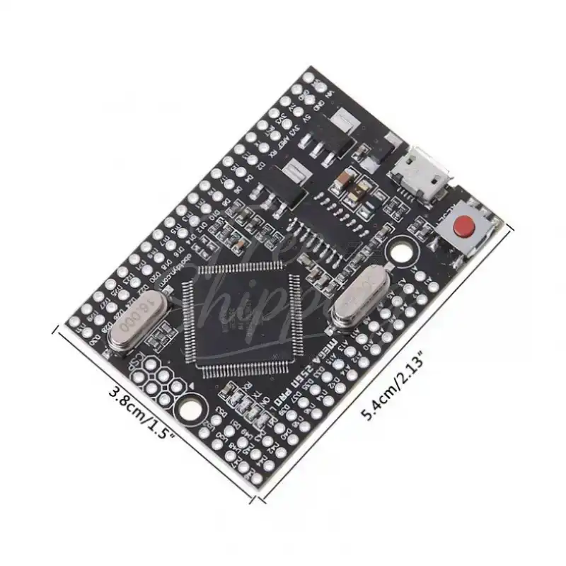 PCB Size of Atmega2560 Pro Free Shipping